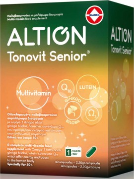 Altion Tonovit Senior, 40 Μαλακές Κάψουλες