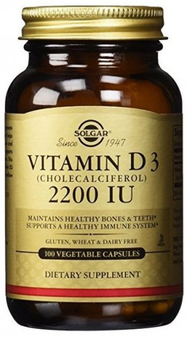 Solgar Vitamin D3 2200IU, 100 Κάψουλες