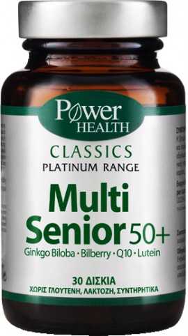 Power Health Platinum Multi Senior 50+, 30 Κάψουλες
