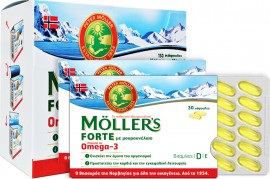 Möller’s Forte Omega 3, 150 Μαλακές Κάψουλες