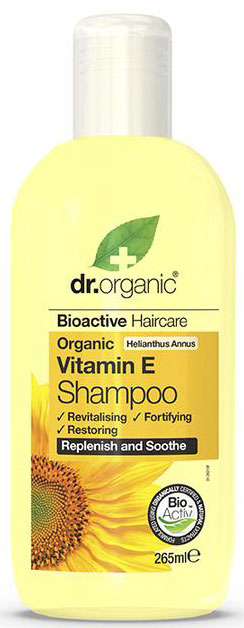 Dr. Organic Vitamin E Shampoo, 265ml