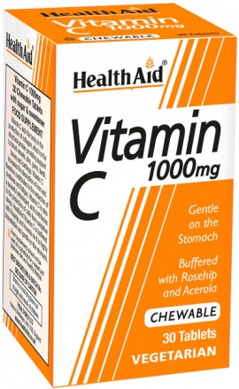 Health Aid Vitamin C 1000mg, 30 Ταμπλέτες