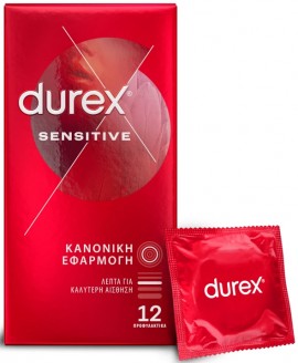 Durex Sensitive Κανονική Εφαρμογή, 12 Τεμάχια