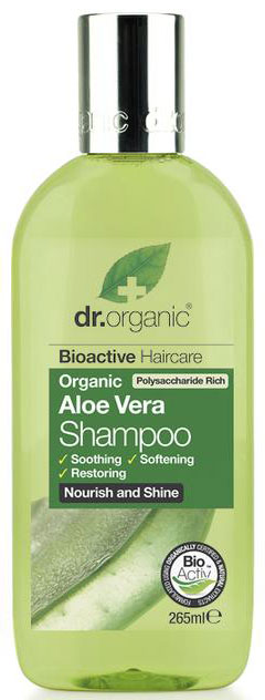 Dr. Organic Aloe Vera Shampoo, 256ml