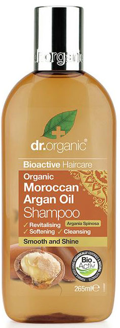 Dr. Organic Moroccan Argan Oil Shampoo, 265ml