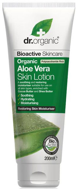Dr. Organic Aloe Vera Skin Lotion, 250ml