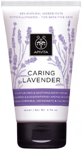 Apivita Caring Lavender Body Cream, 150ml