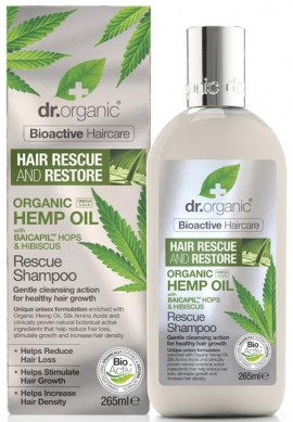 Dr. Organic Hemp Oil Rescue Shampoo, 265ml