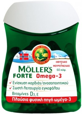 Möller’s Forte Omega 3, 60 Μαλακές Κάψουλες