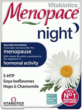 Vitabiotics Menopace Night, 30 Ταμπλέτες