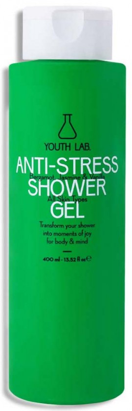 Youth Lab. Anti-Stress Shower Gel - Περγαμόντο, Γιασεμί & Βανίλια