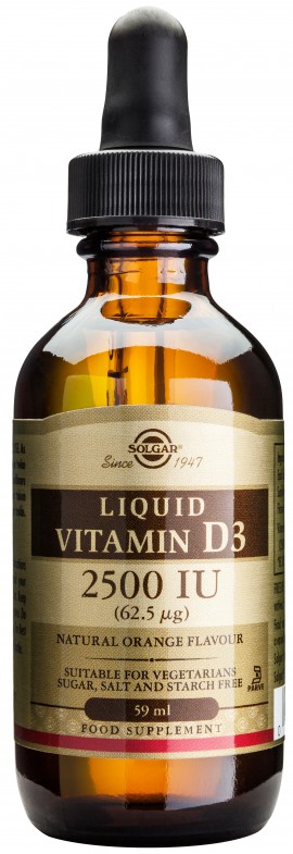 Solgar Vitamin D3 2500IU, 59ml