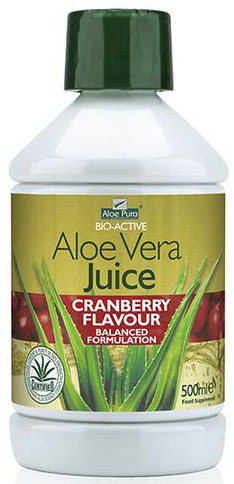 Optima Aloe Pura Juice Cranberry, 500ml
