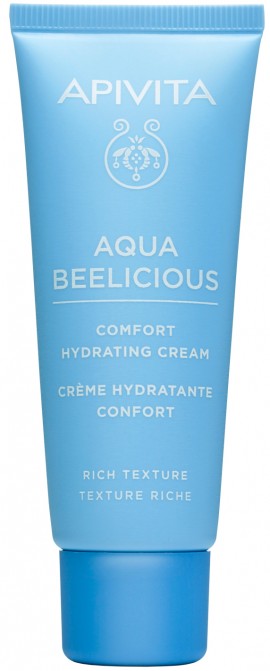 Apivita Aqua Beelicious Rich Comfort Hydrating Cream, 40ml