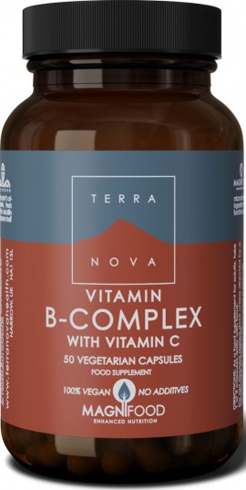 Terranova Vitamin B-Complex with Vitamin C, 50 Κάψουλες