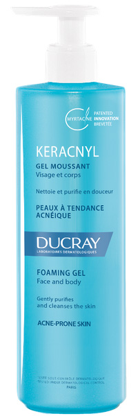 Ducray Keracnyl Foaming Gel Moussant, 400ml